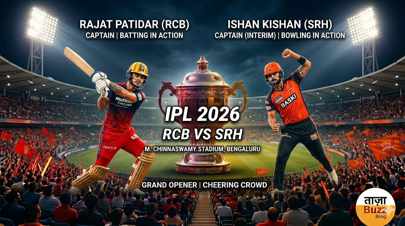 IPL 2026 का महामुकाबलाआज:RCB vs SRH मैच