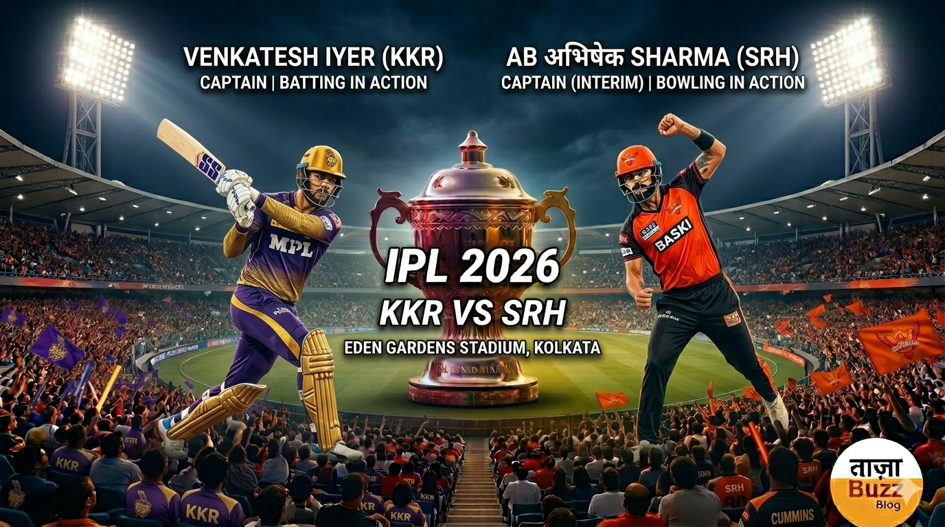 IPL 2026 KKR vs SRH Match Today: पिच रिपोर्ट