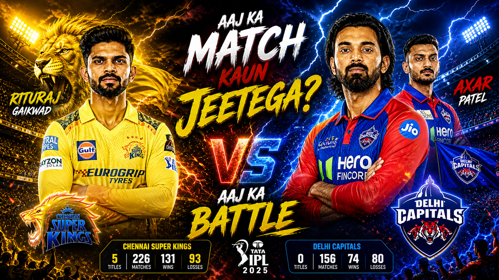 CSK vs DC Dream11 Prediction IPL 2026